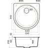 Мойка OMOIKIRI AKEGATA 51-SA Artgranit/бежевый 4993759