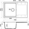 Мойка OMOIKIRI DAISEN 78T-PL Tetogranit/платина 4993525